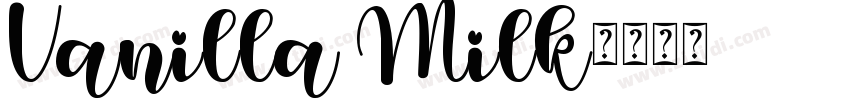 Vanilla Milk字体转换